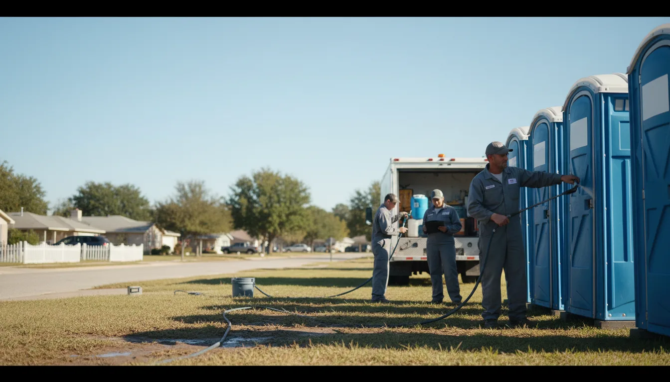 Long-Term Portable Toilet Rental in Sterling, ND near me